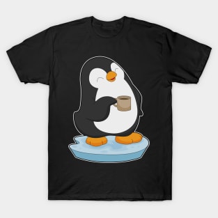 Penguin Coffee Cup T-Shirt